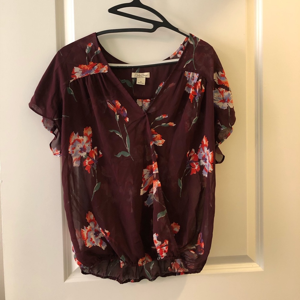 Lucky brand wrap top